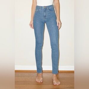 H&M High Waisted Rhinestone Skinny Jeans